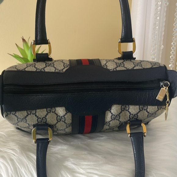 Vintage GG Web Supreme Canvas/ Professionally RESTORED  like New Outside❣️ - Picture 13 of 17